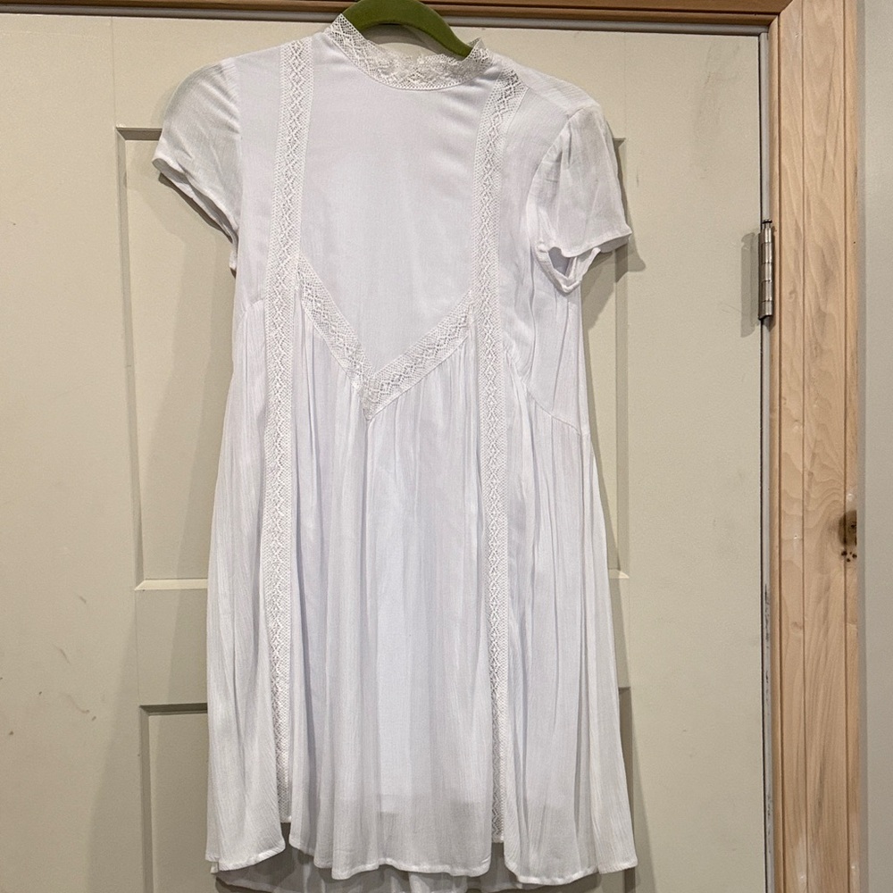 Francesca's Collections White Lace Dress